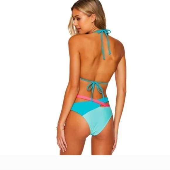 Colorblock Bikini Set - Picture 2 of 5